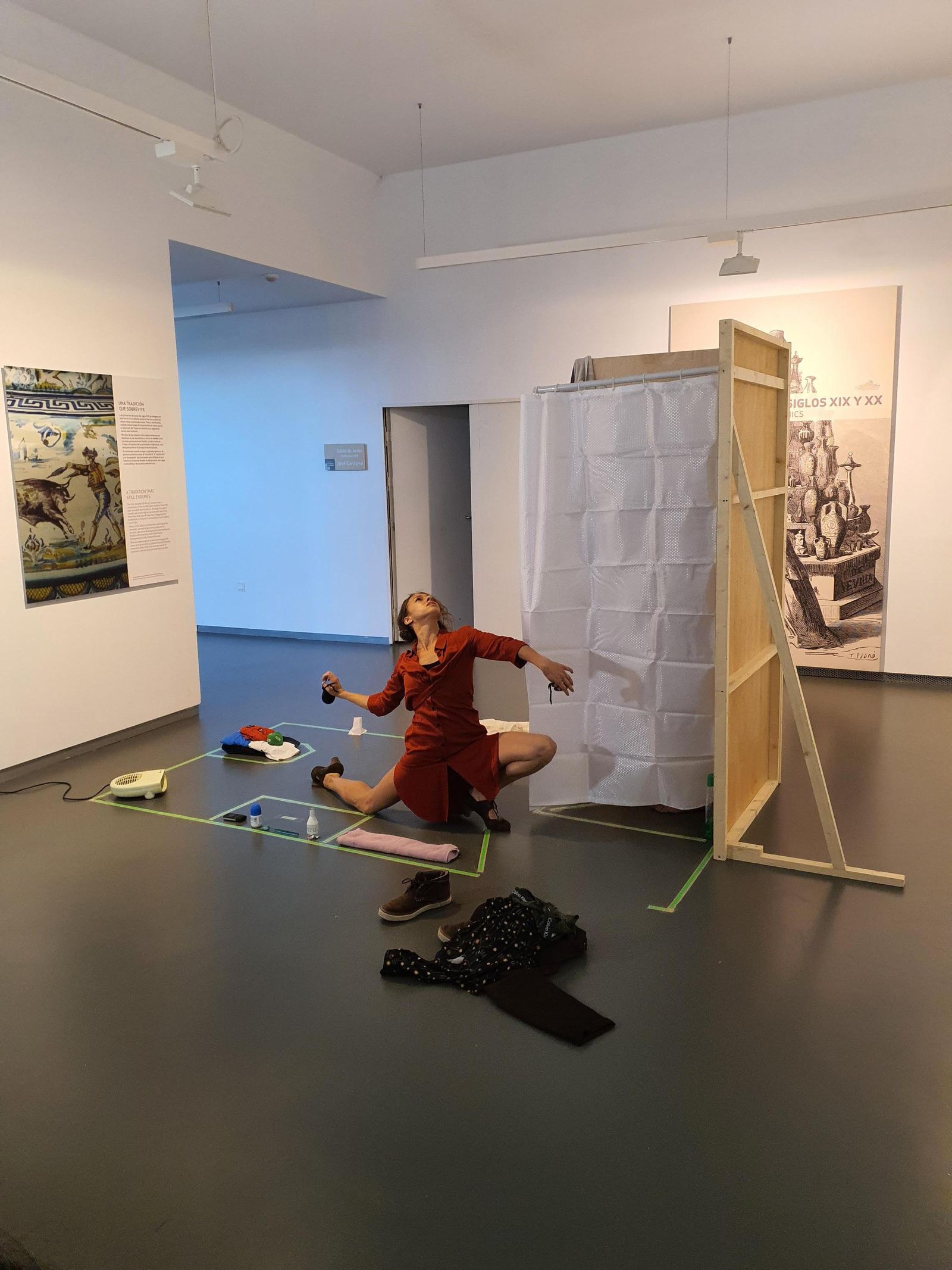 La bailaora Vanesa Aibar, autora de la pieza 'Tablao de la ducha'.