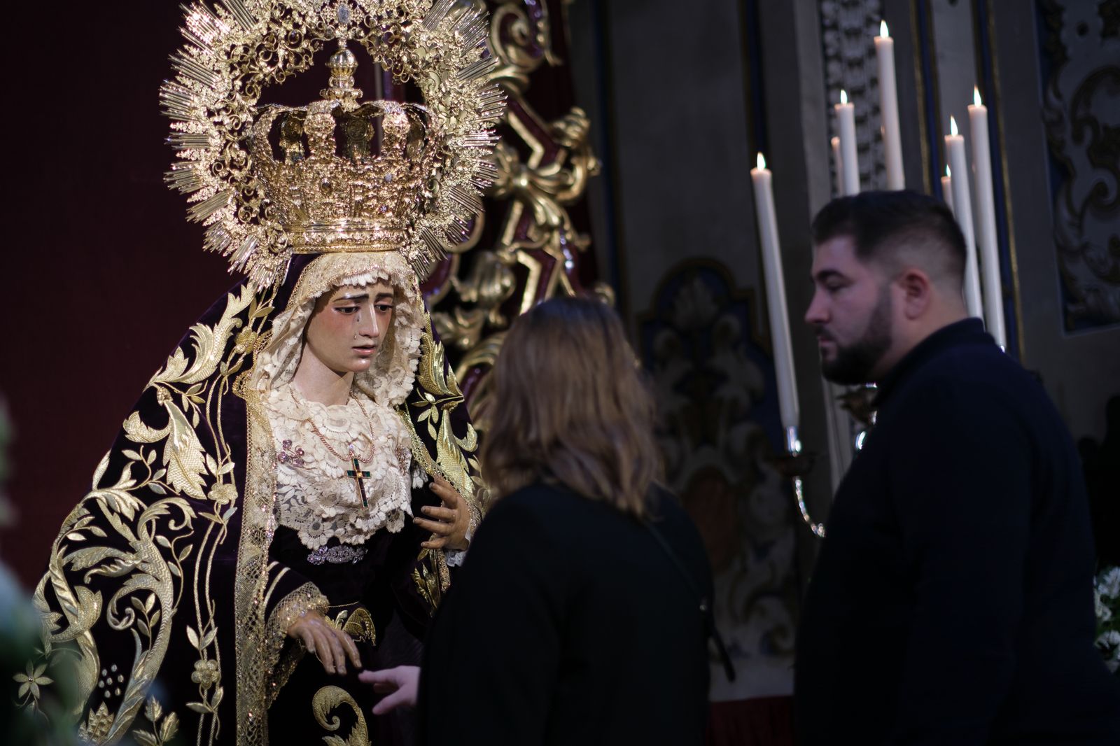 Las imágenes del besamanos a la Virgen de la Amargura