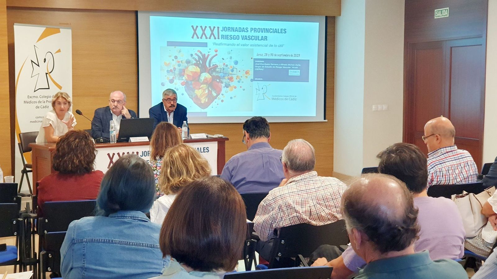 Un momento de las XXXI Jornadas Provinciales de Riesgo Vascular celebradas en Jerez.