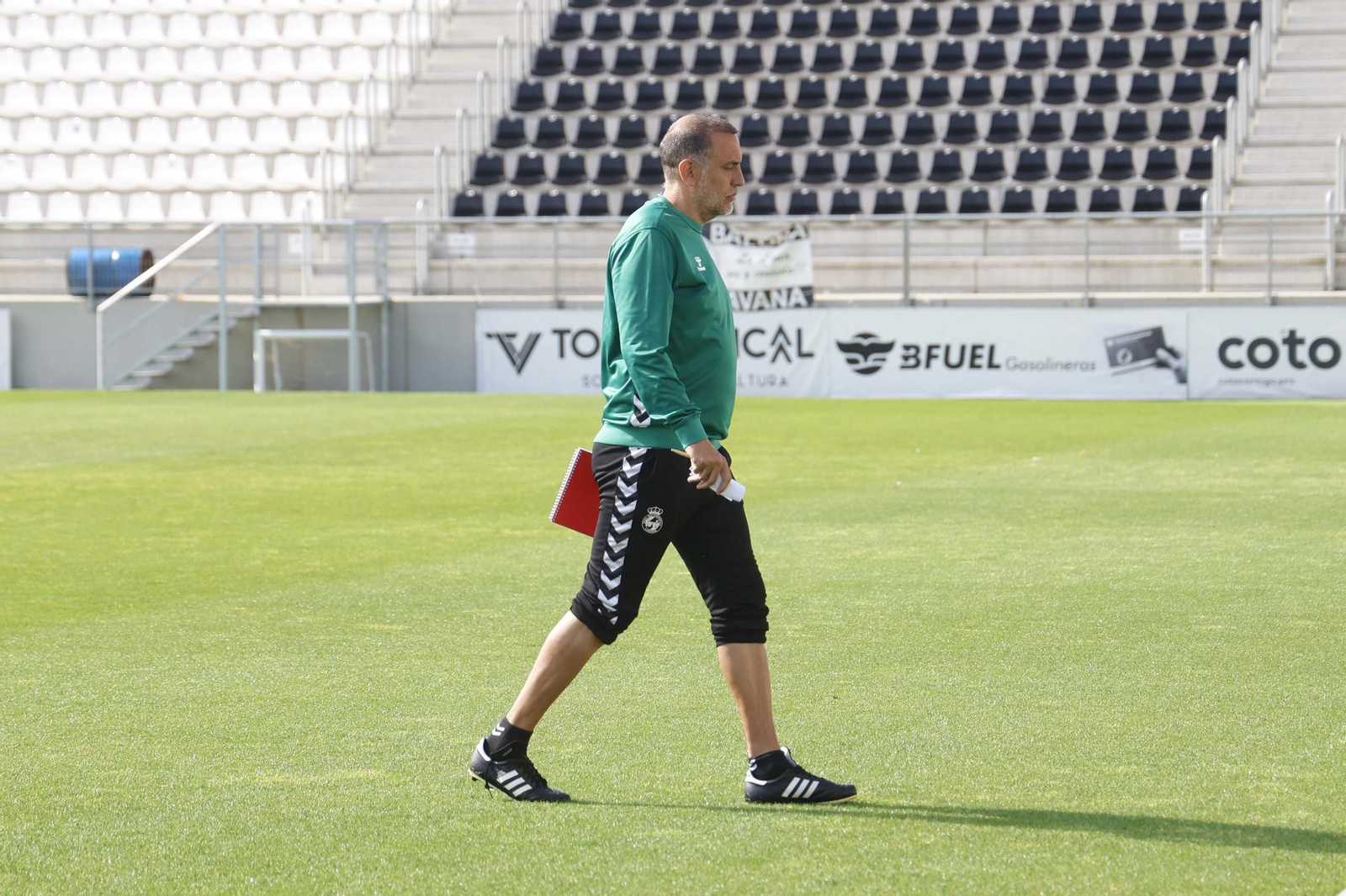 Fotos del último entrenamiento de la Balona antes del decisivo partido ante el líder