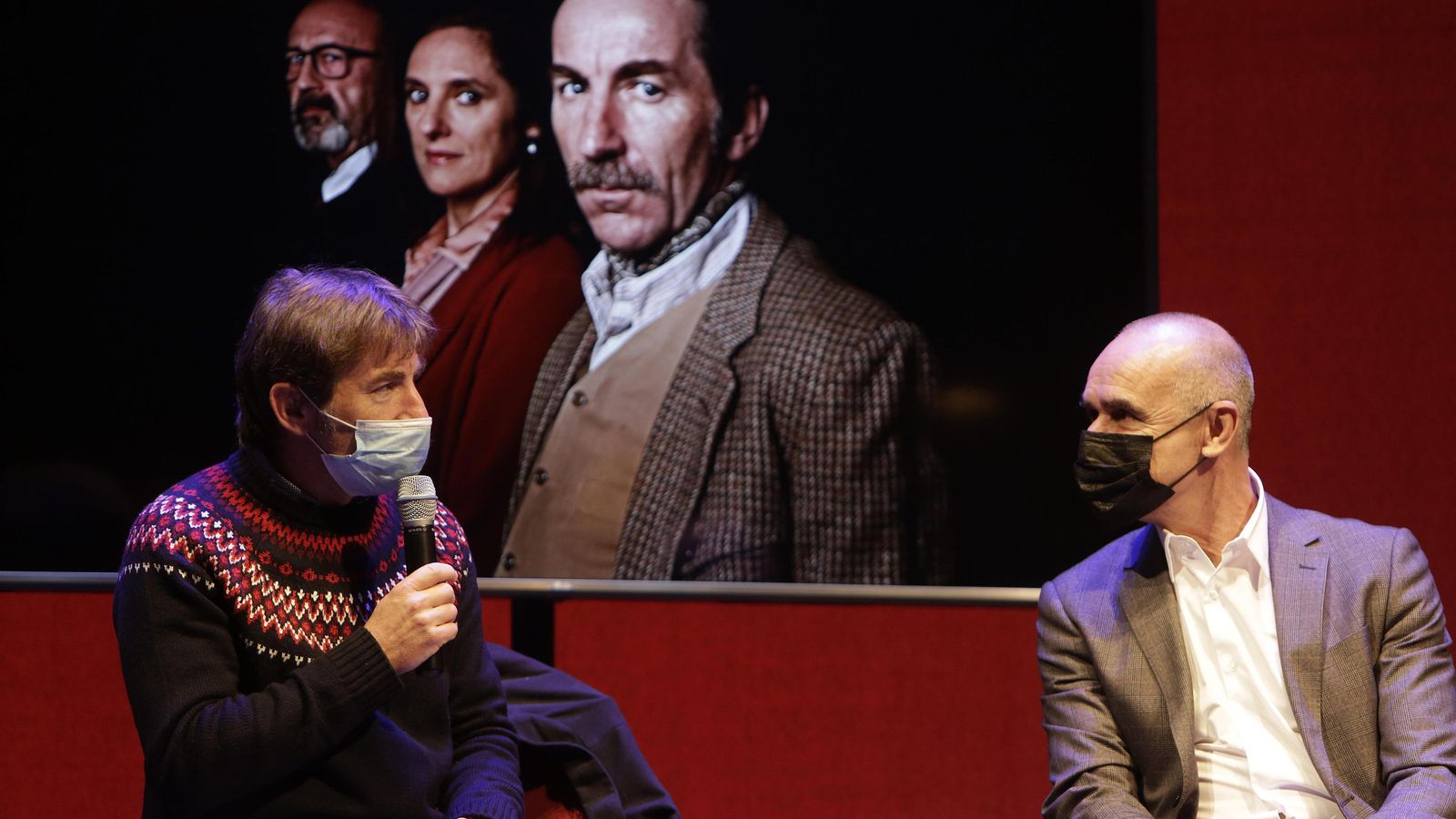 Antonio de la Torre con el alcalde Antonio Muñoz.