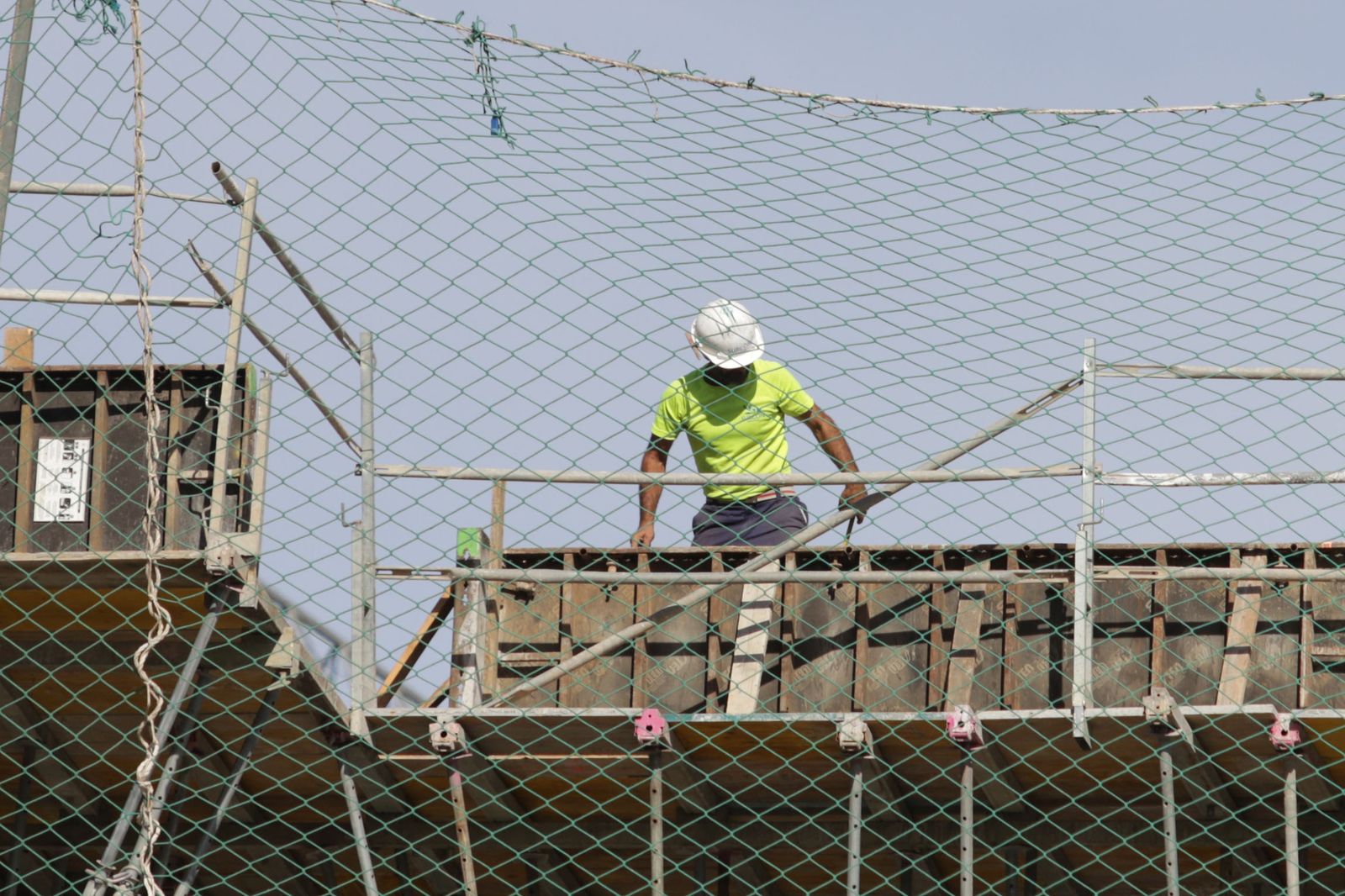 Trabajador en una obra
