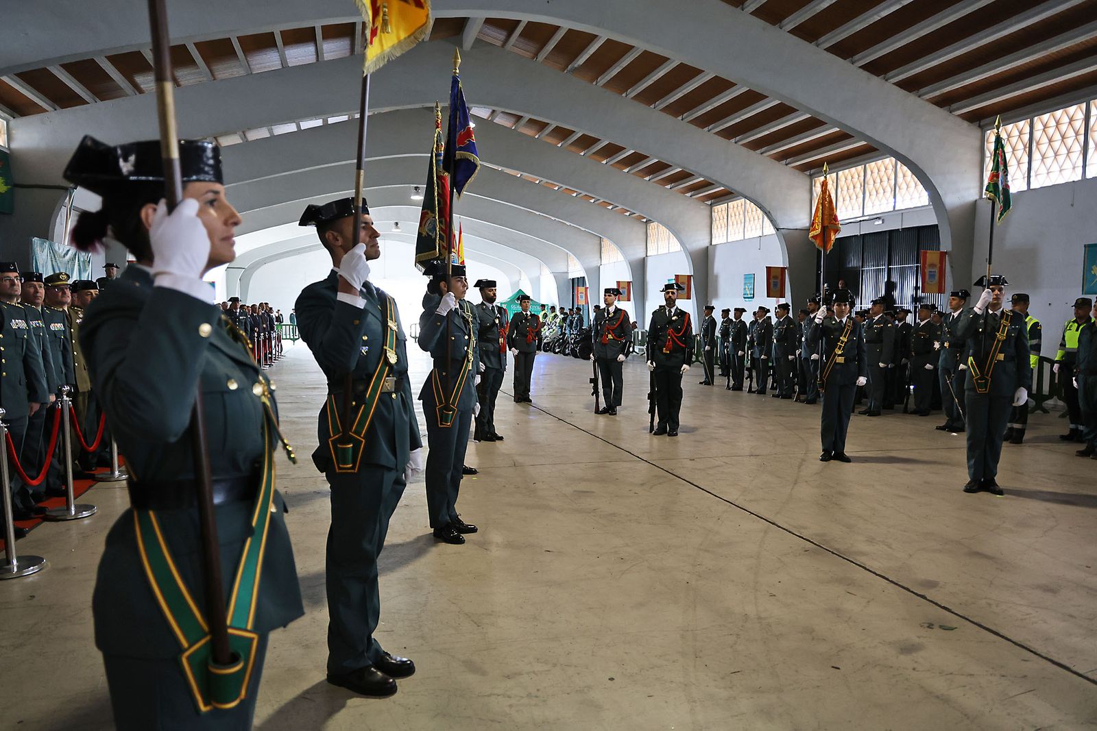 Imágenes de la jura del cargo de Julio Serrano Checa como Jefe de la Comandancia de la Guardia Civil de Huelva