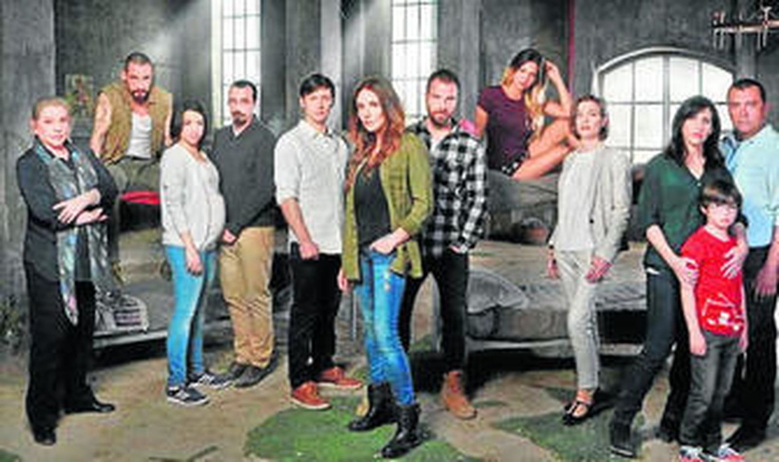 Los actores protagonistas de la serie apocalíptica 'Rabia', de Cuatro.