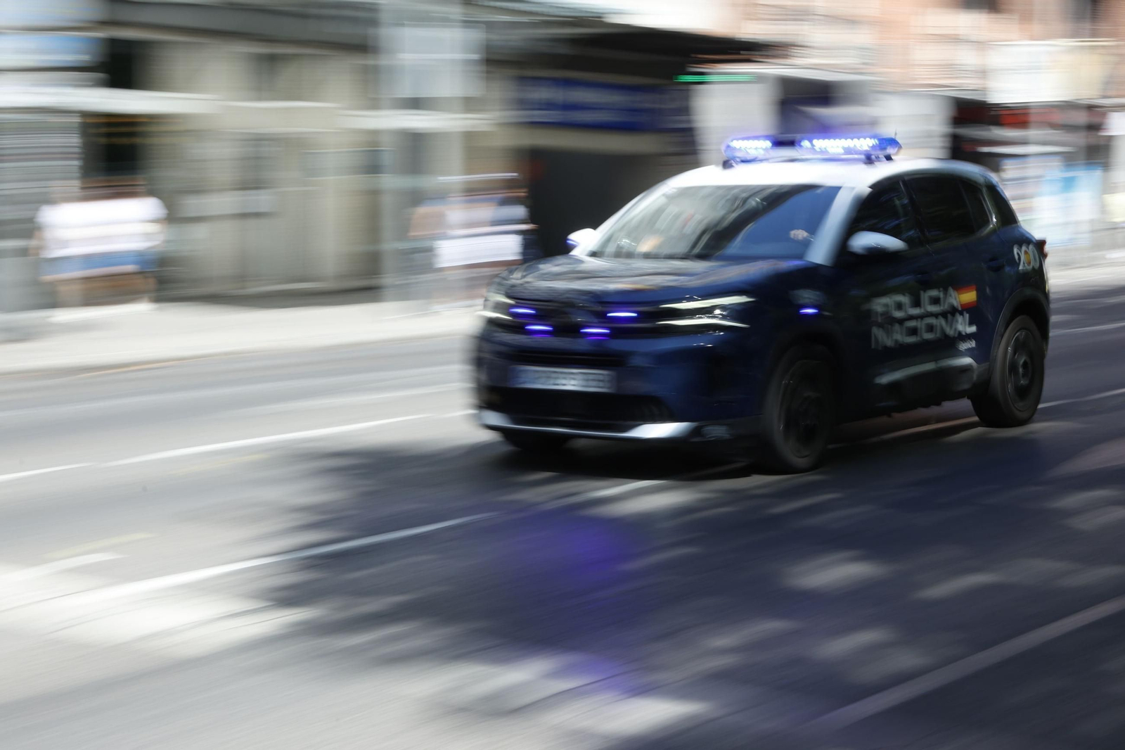 Un coche de Policía.