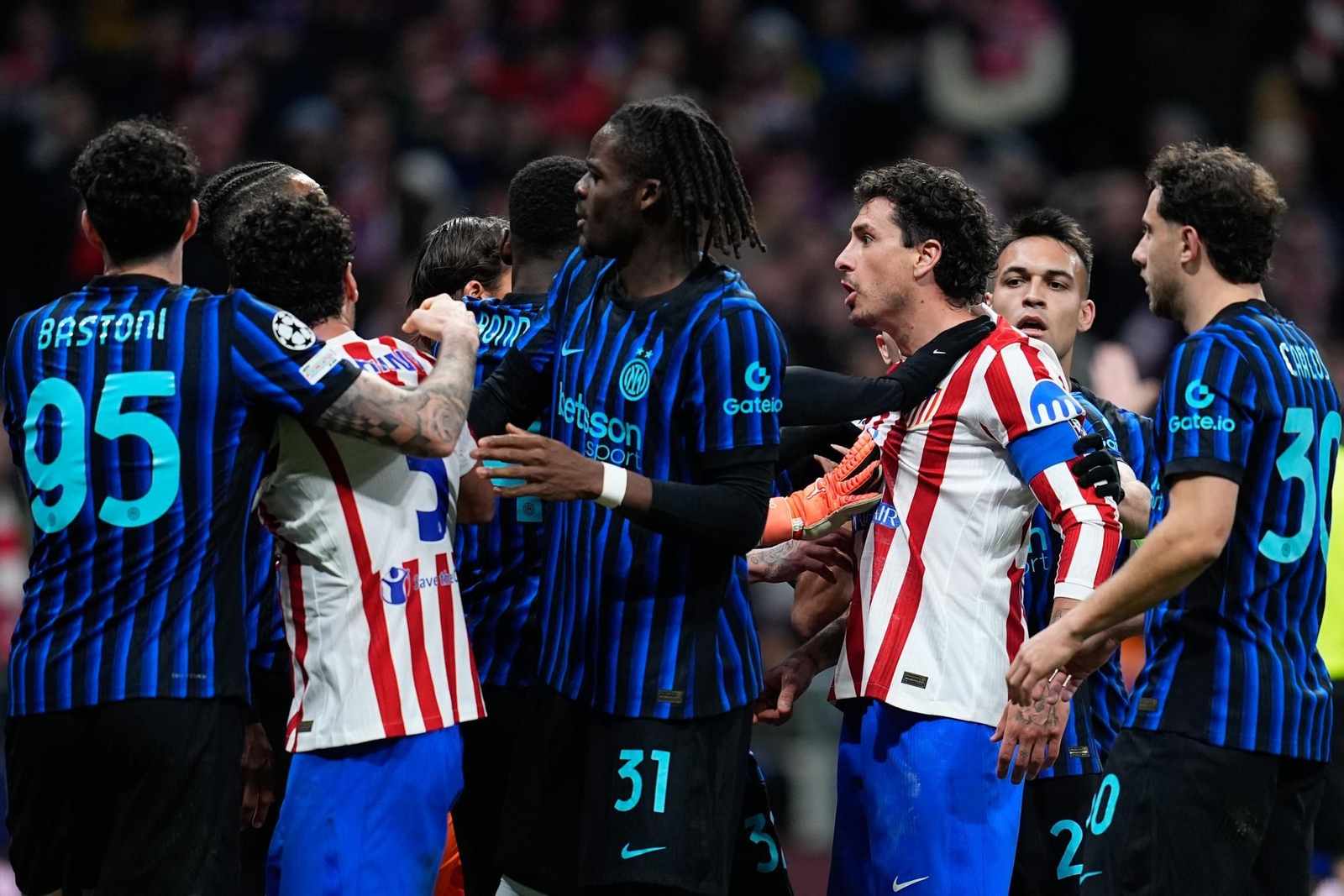 Las fotos del Atlético de Madrid-Inter