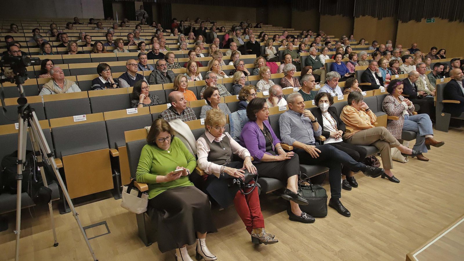 Aspecto del salón de actos de la Politécnica.