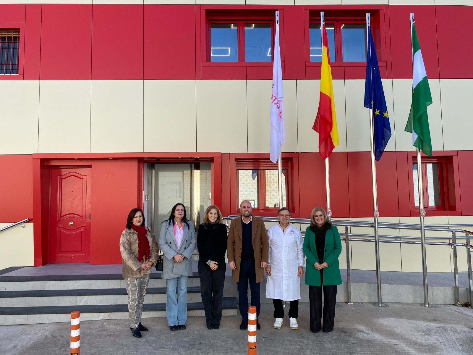 Imagen de la visita de los representantes del PP a Reserva Batallé