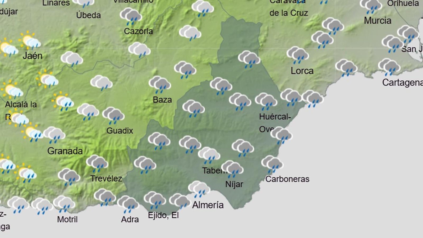 Previsión para el sábado 1 de marzo
