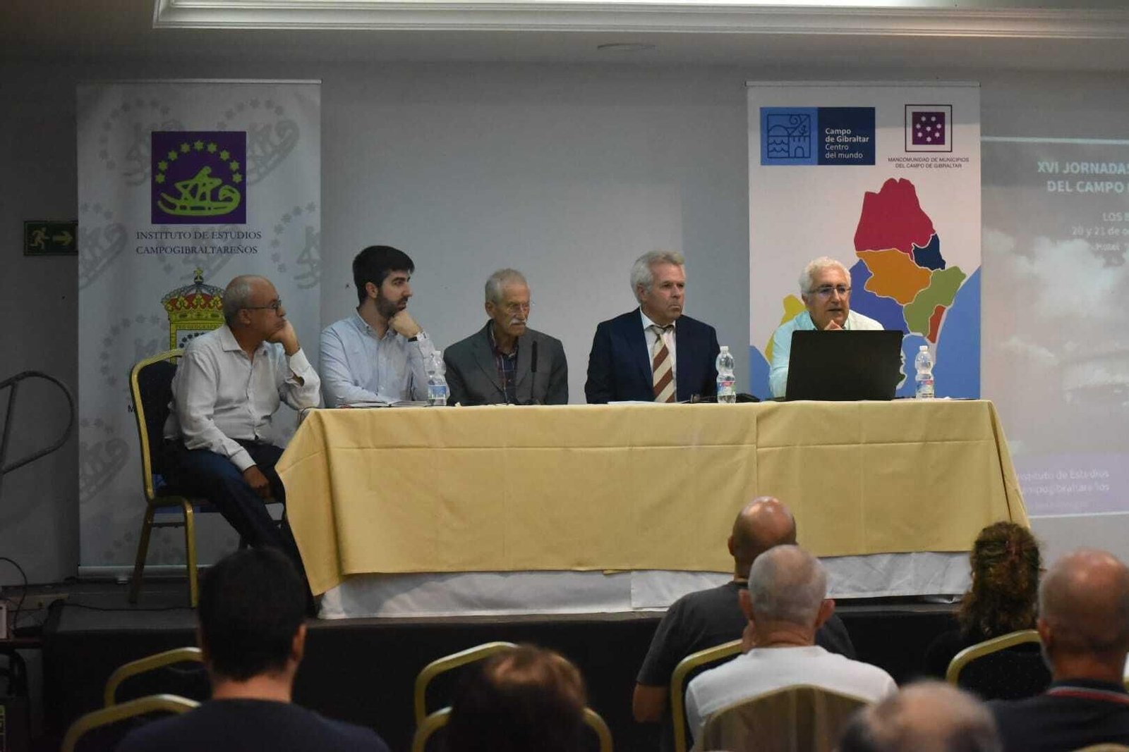 Presentación de las jornadas de historia del Campo de Gibraltar, este viernes.