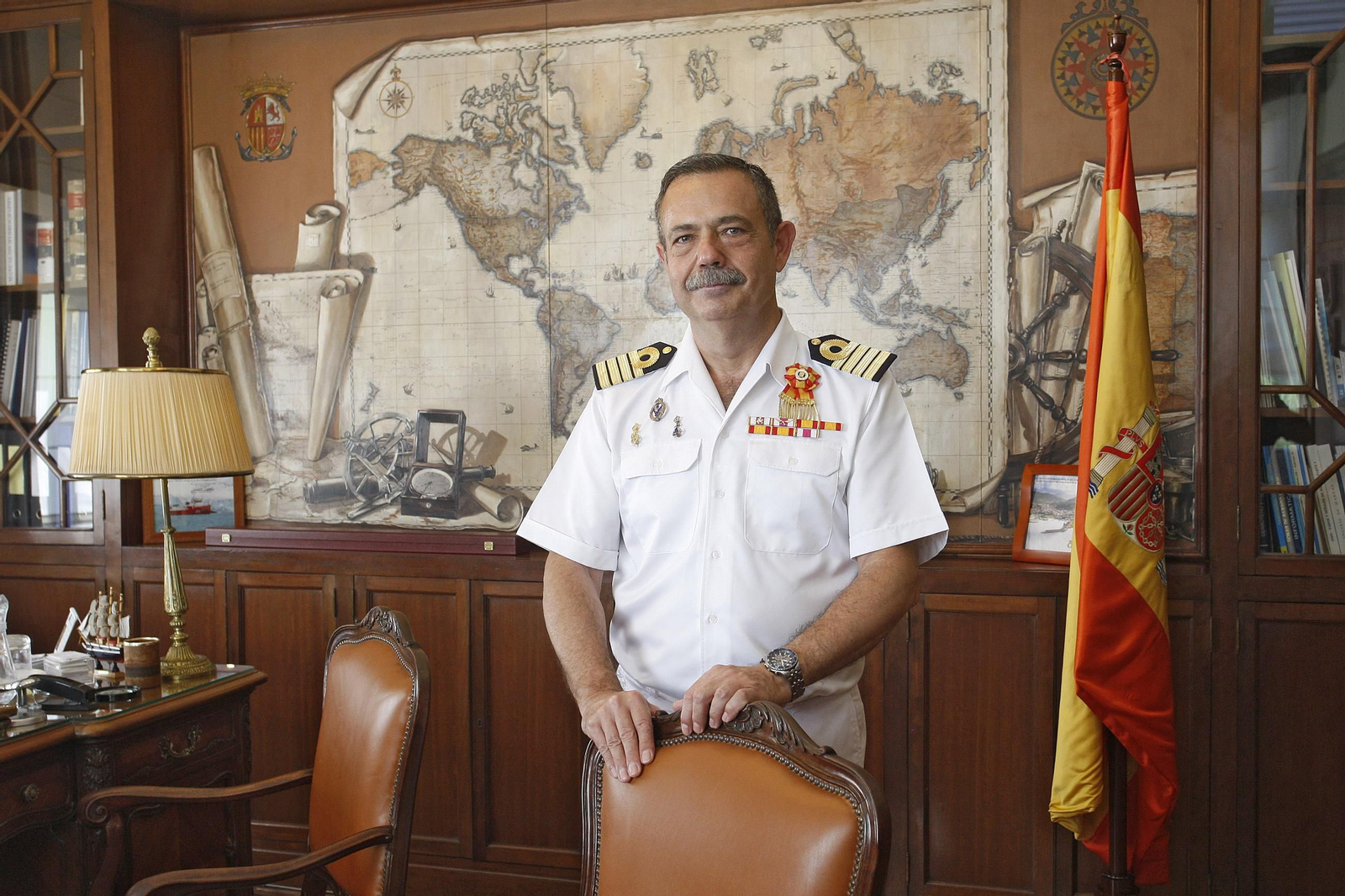 Una imagen del capitán Juan Antonio Aguilar Cavanillas.