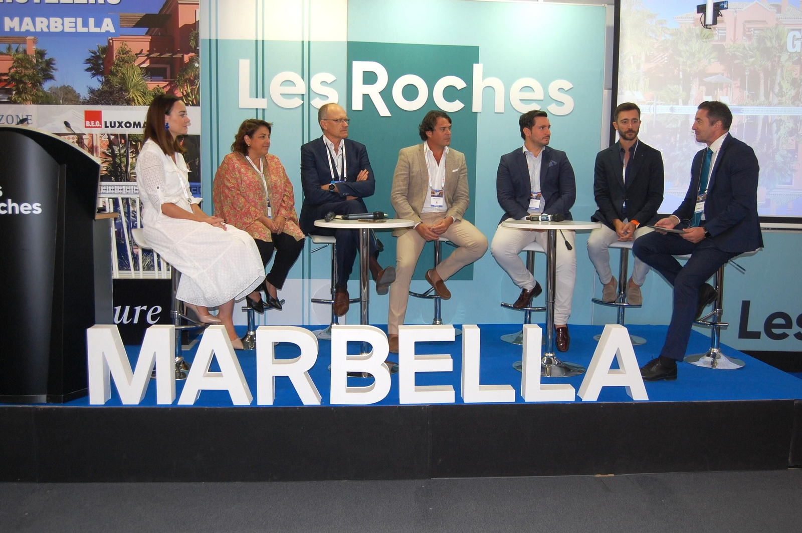 De izquierda a derecha, Noelia Castillo, Laura de Arce, José Luque, Julián Cabanillas, Sergio Tamayo, Ignacio Gómez y Carlos Díez de la Lastra.