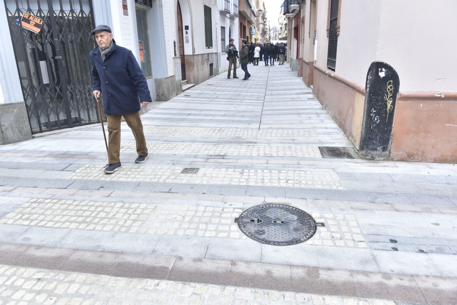 Imágenes de la reforma de la calle Baños