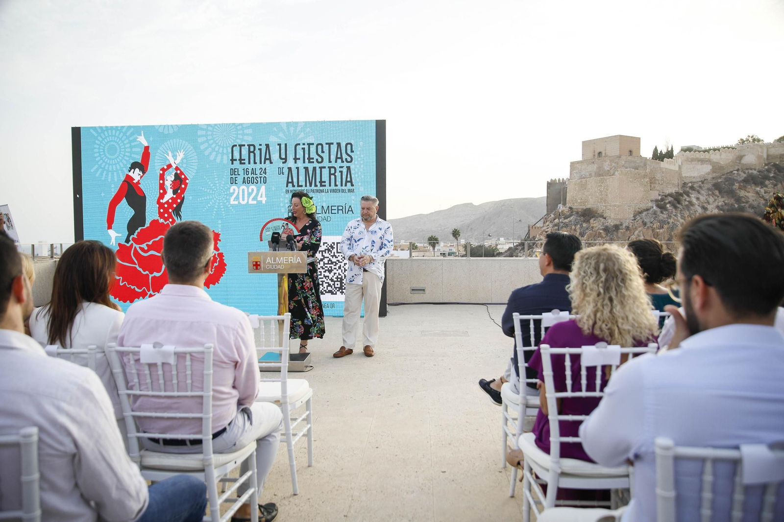 Presentación de la Feria de Almería 2024 en honor de la Virgen del Mar, en imágenes
