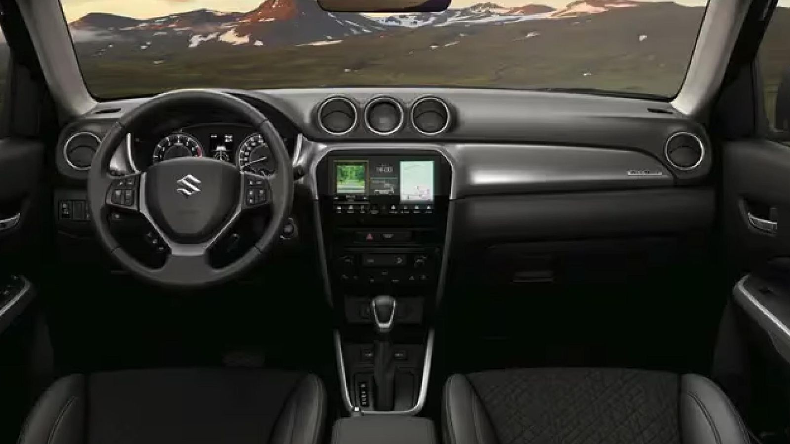Entre las mejoras incorporadas en esta actualización del Vitara está un nuevo sistema de infoentretenimiento, ahora con pantalla de 9".