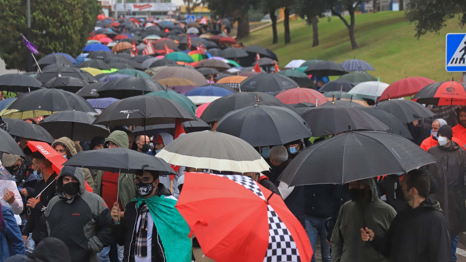 Fotos de la manifestación del metal en Algeciras