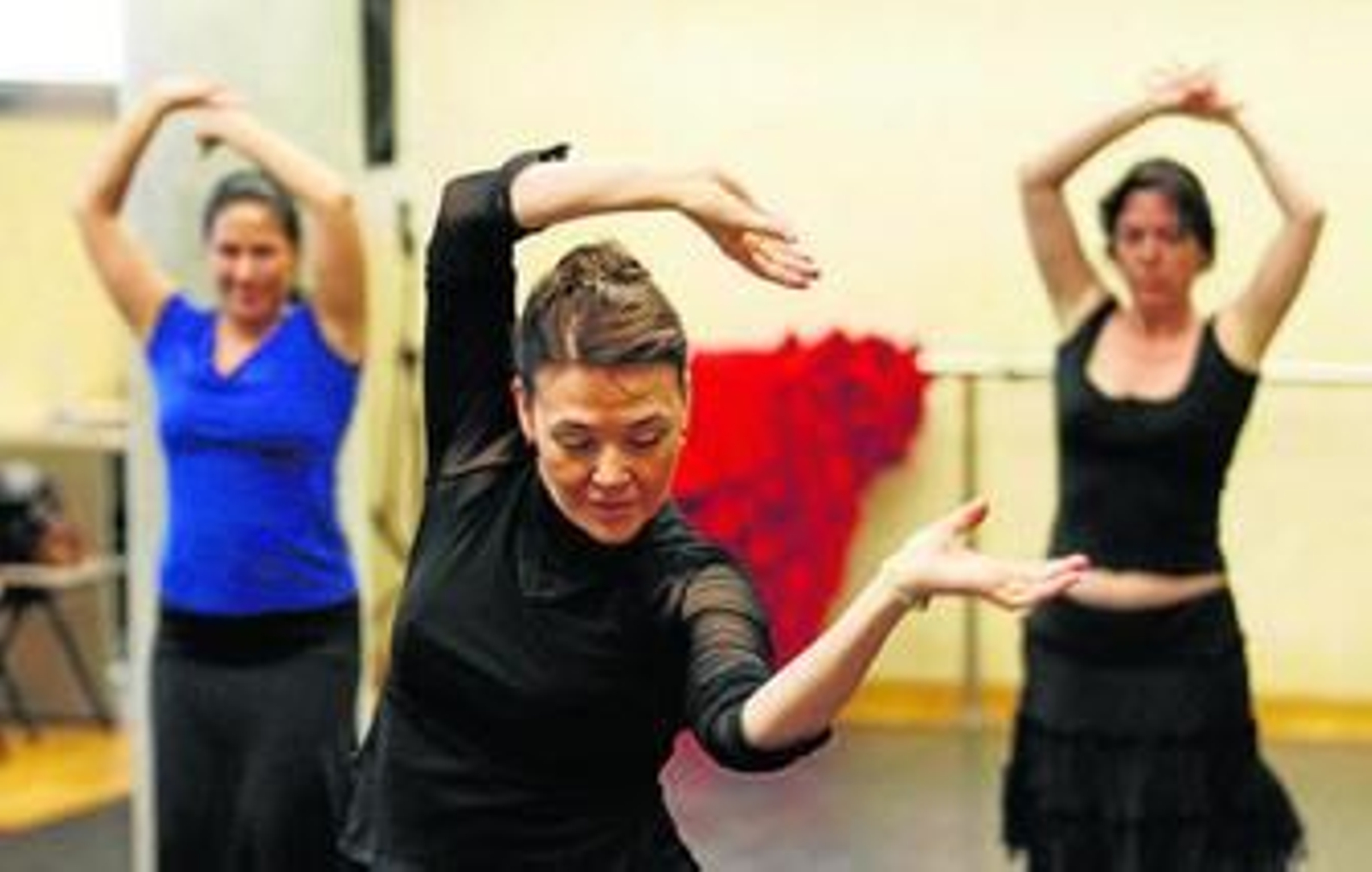 Inmaculada Aguilar, ayer, al comienzo del curso.