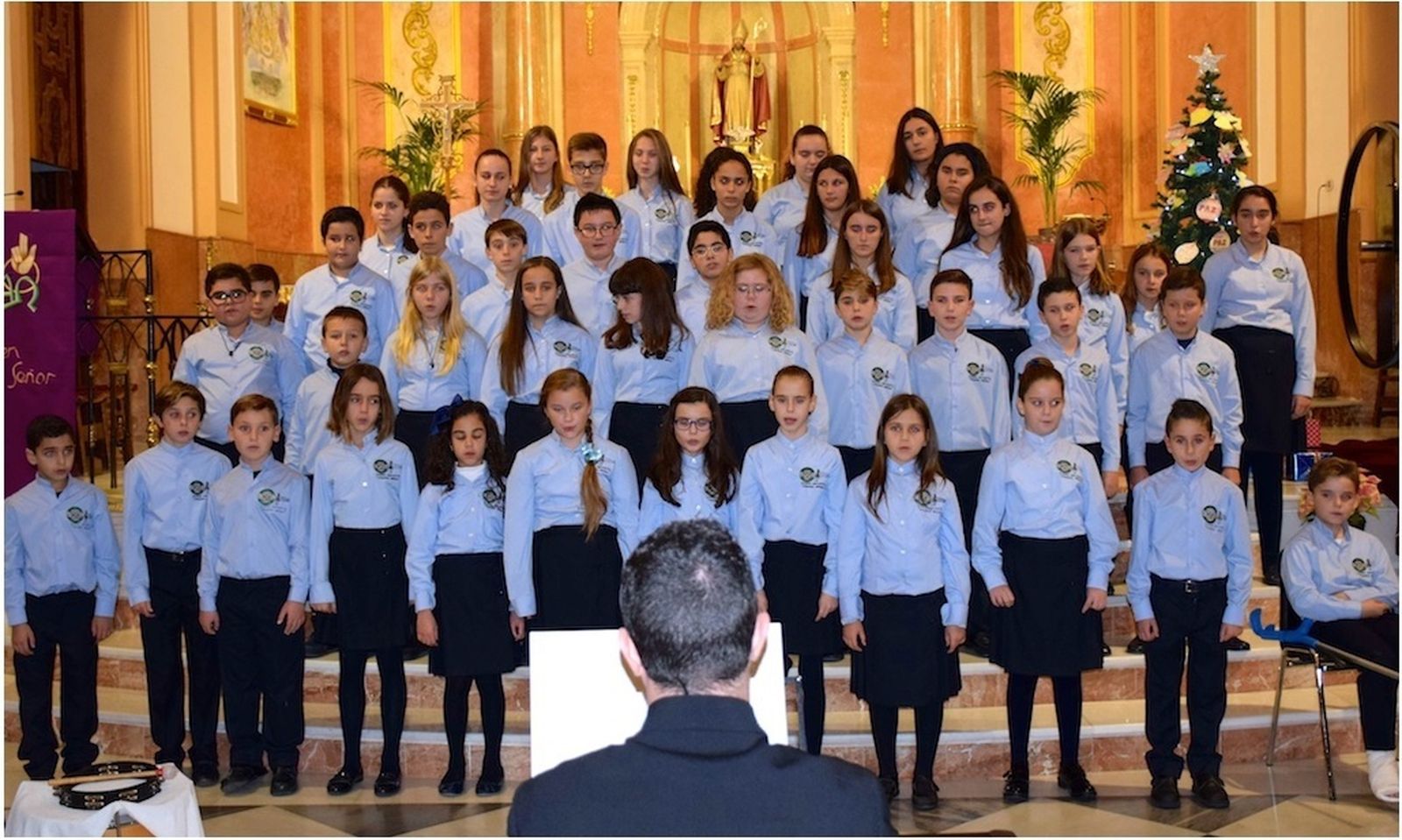 Algunos de los músicos de la actuación.