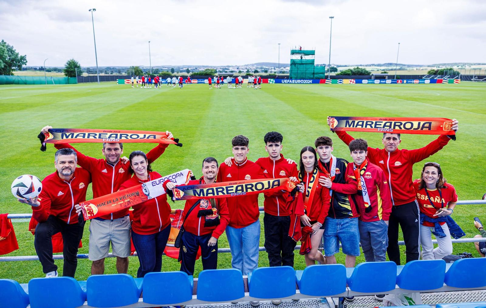 Las fotos de España antes del partido contra Alemania
