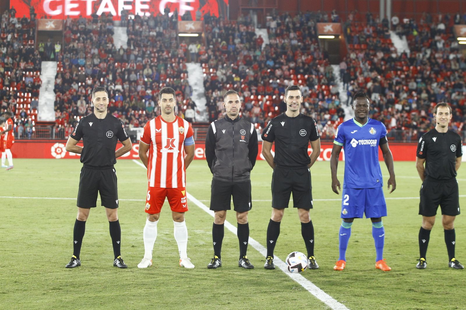 Imágenes del partido de fútbol U.D. Almería-Getafe C.F.