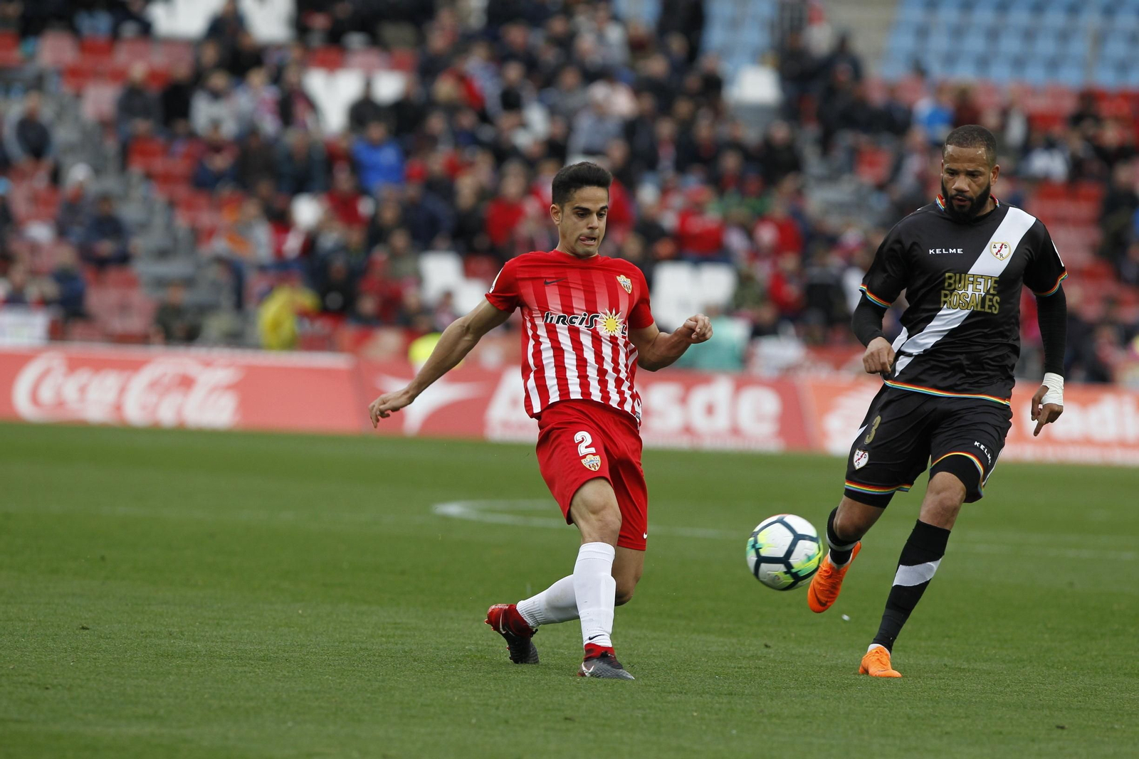 El UD Almería-Rayo Vallecano, en imágenes
