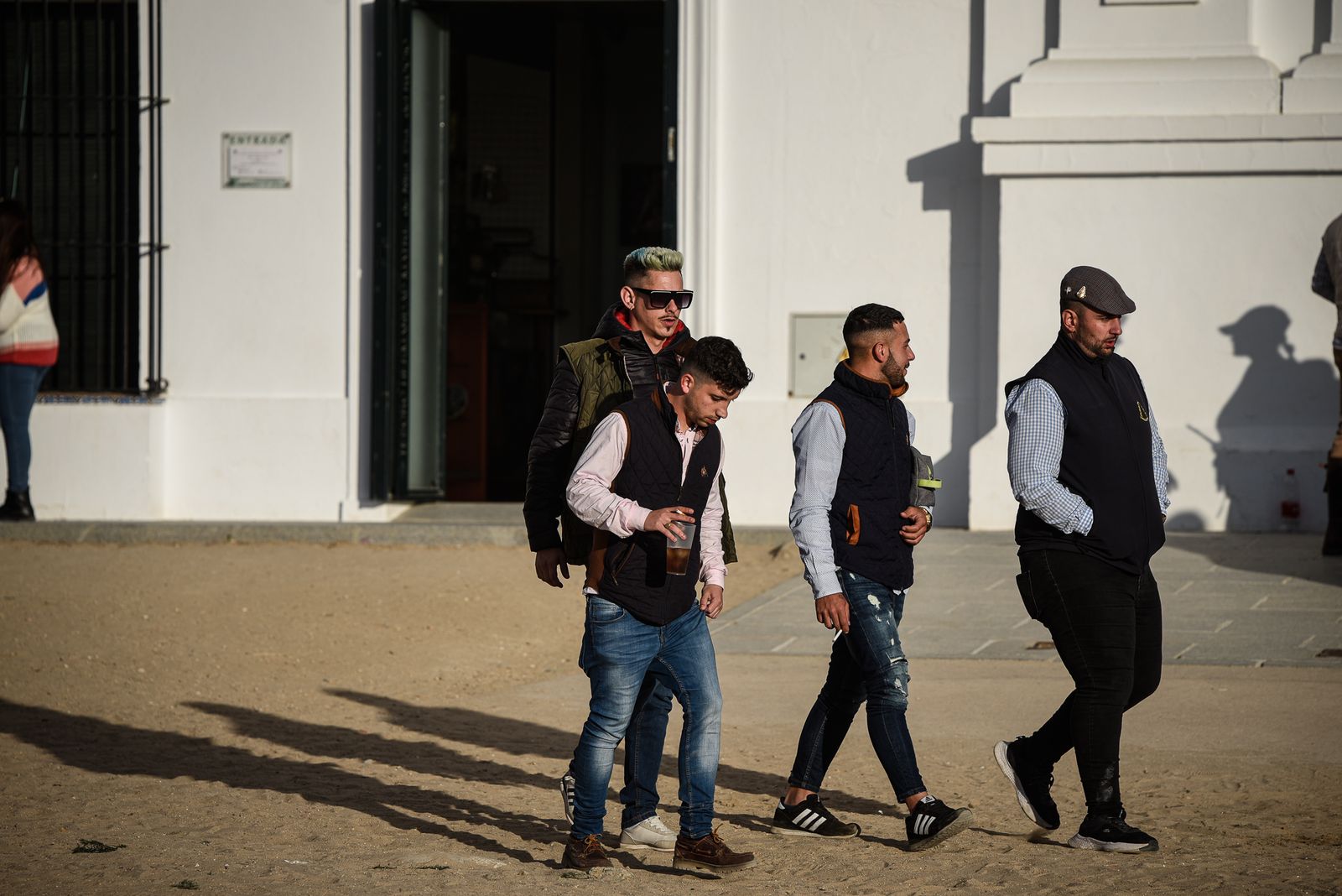 Imágenes del ambiente en la Aldea de El Rocío el domingo 26 de febrero