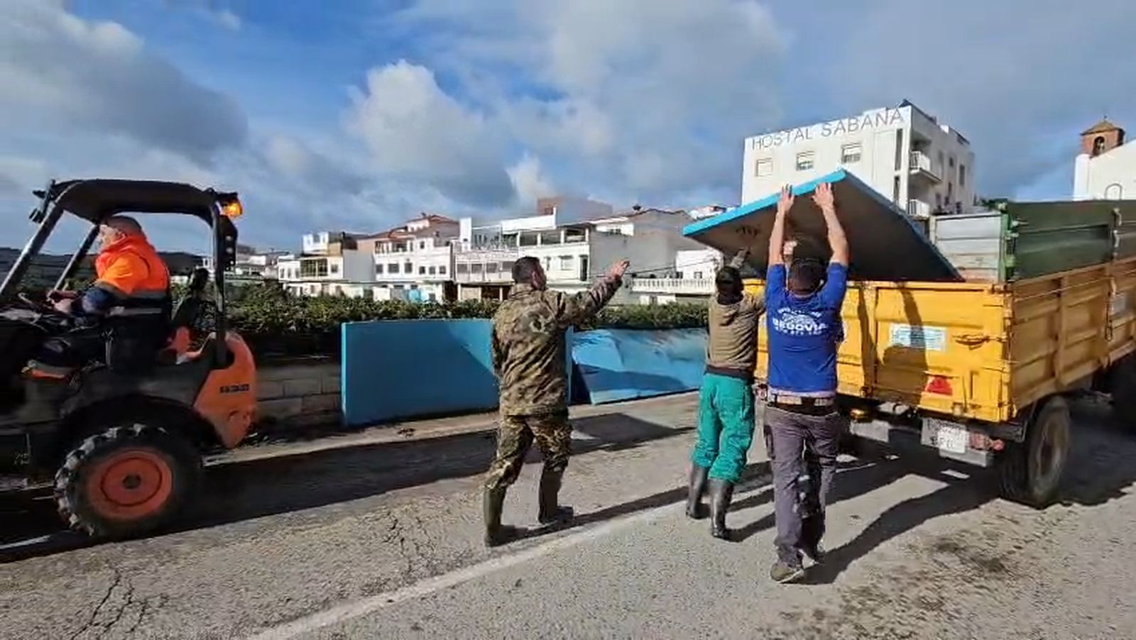 Así amanece El Tesorillo tras la borrasca Marta