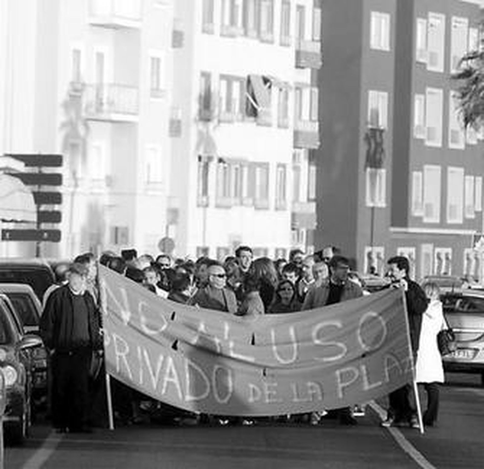 La manifestación partió desde la plaza de Santa María del Mar.