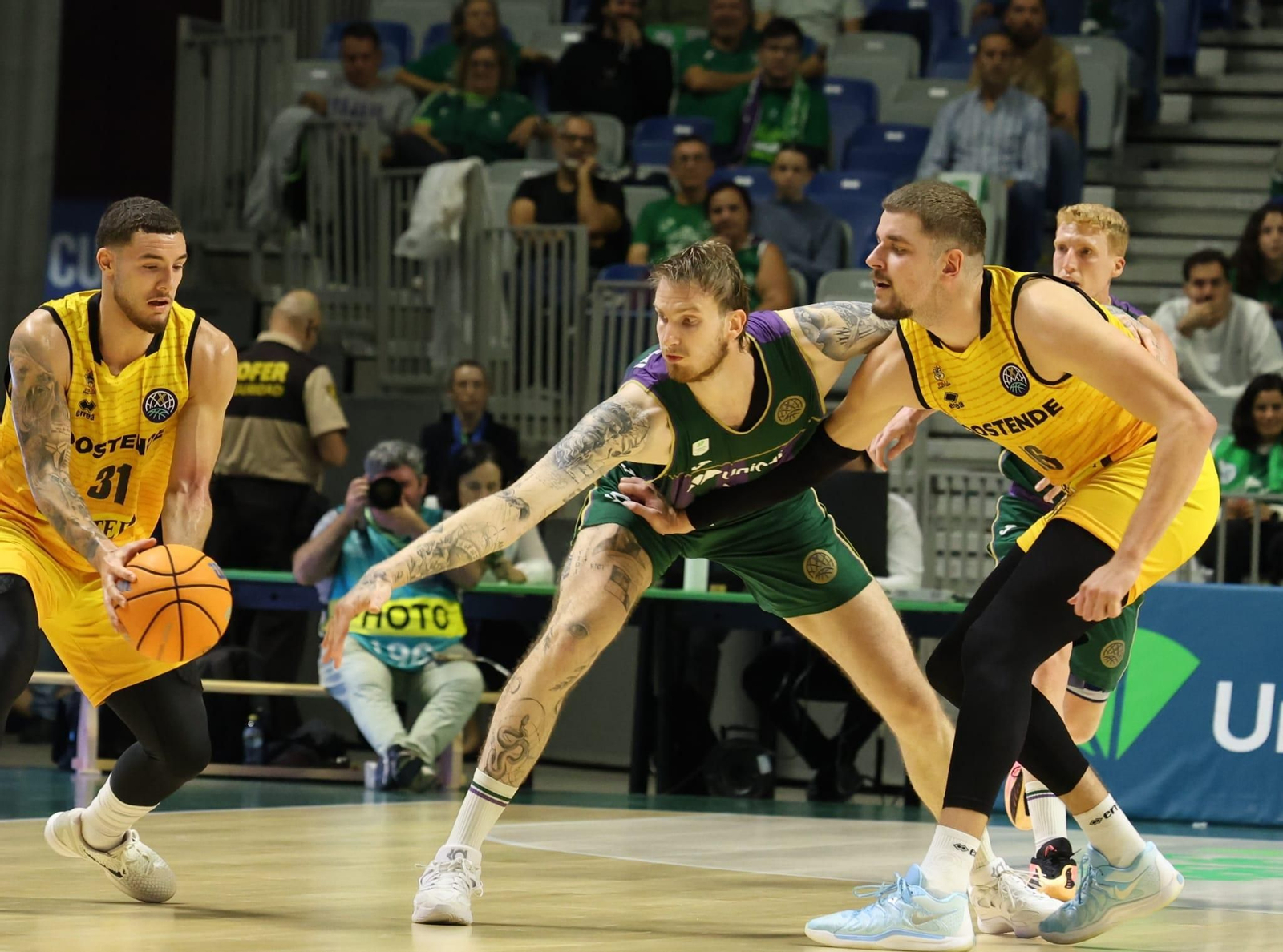 El Unicaja-Filou Oostende, en fotos