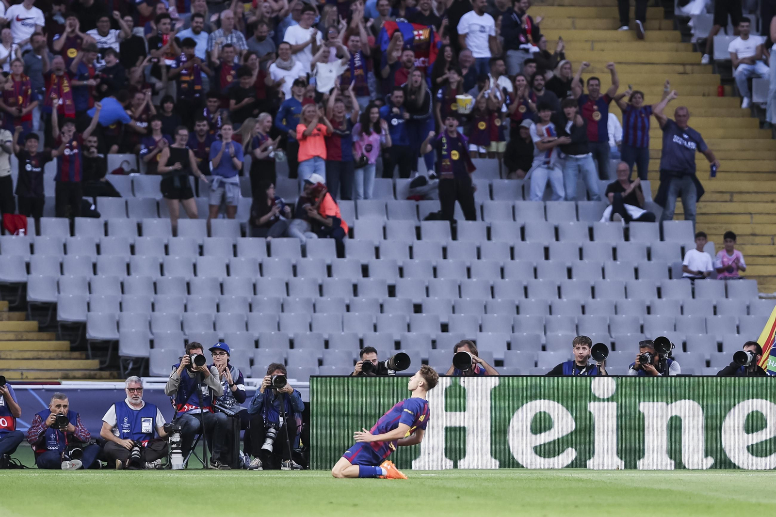 Las fotos del Barcelona-Olympiacos