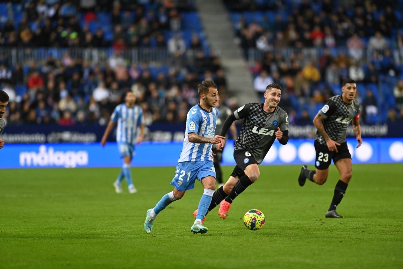 El Málaga CF - Alavés, en imágenes