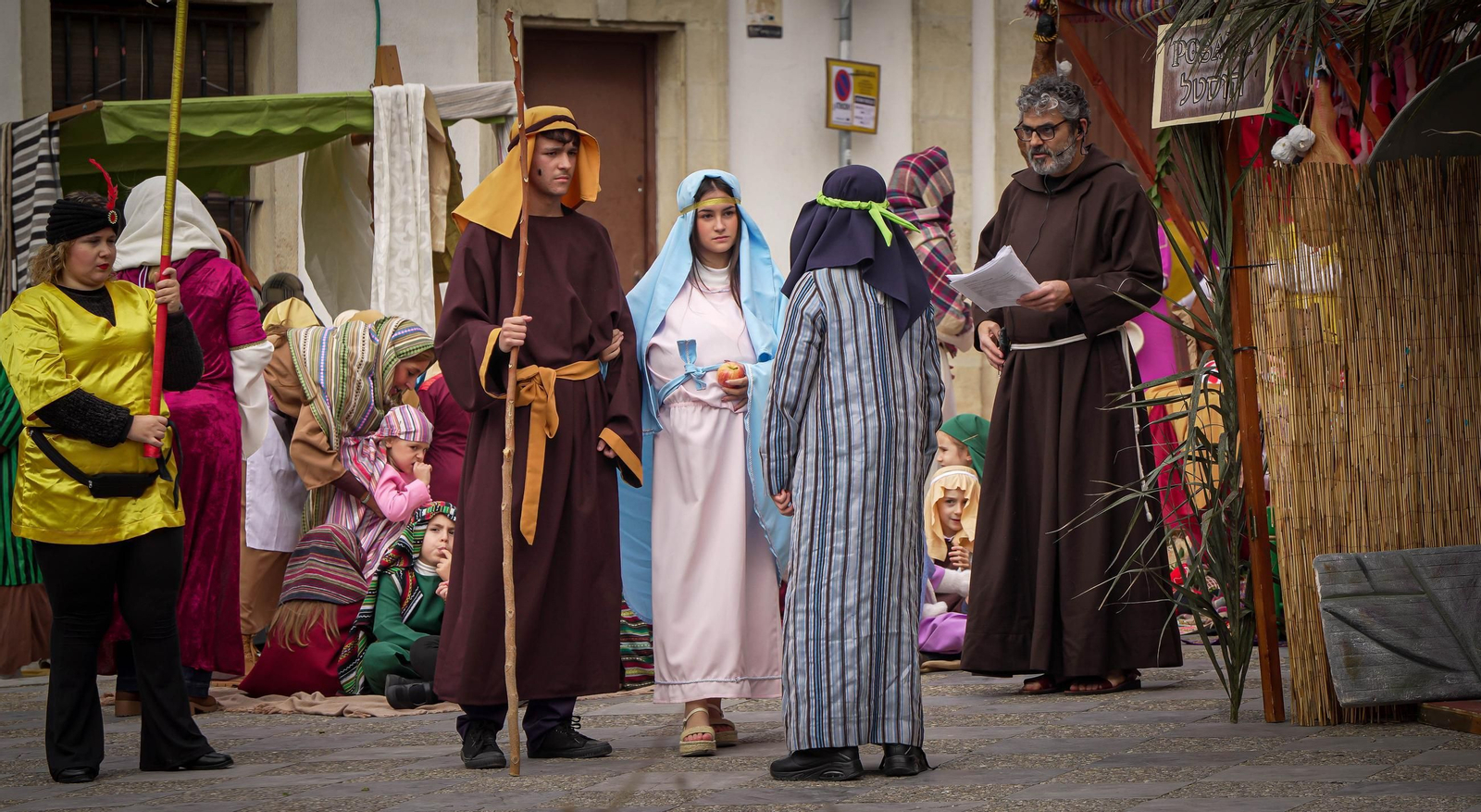 El Belén Viviente de la plaza de San Lucas de Jerez en imágenes