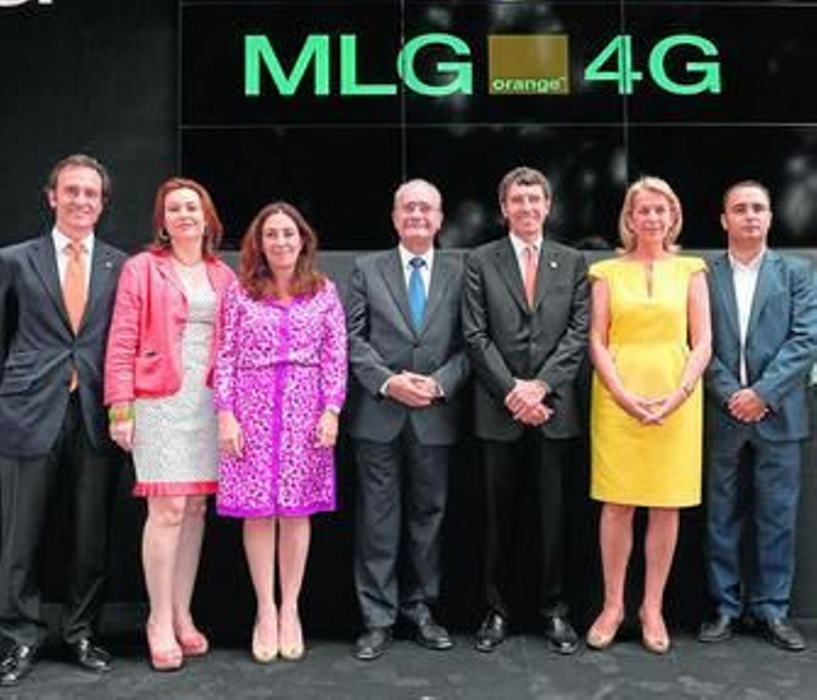 Un momento de la presentación de la red de Orange en Málaga.