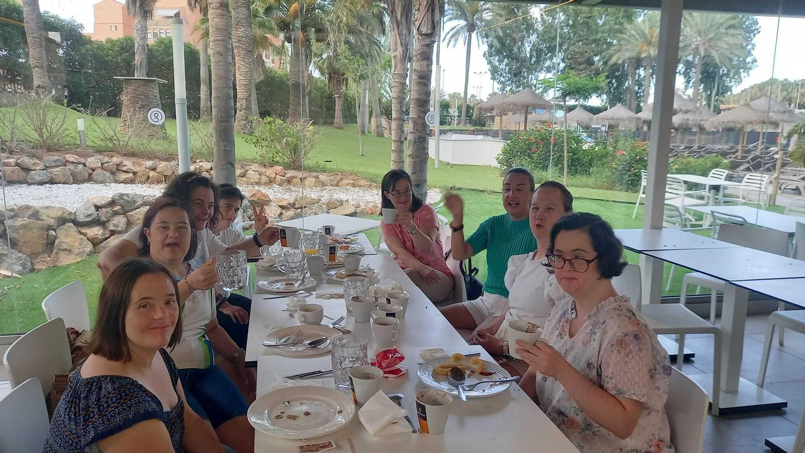 Usuarios de Down Almería que participan en el Proyecto VIDA