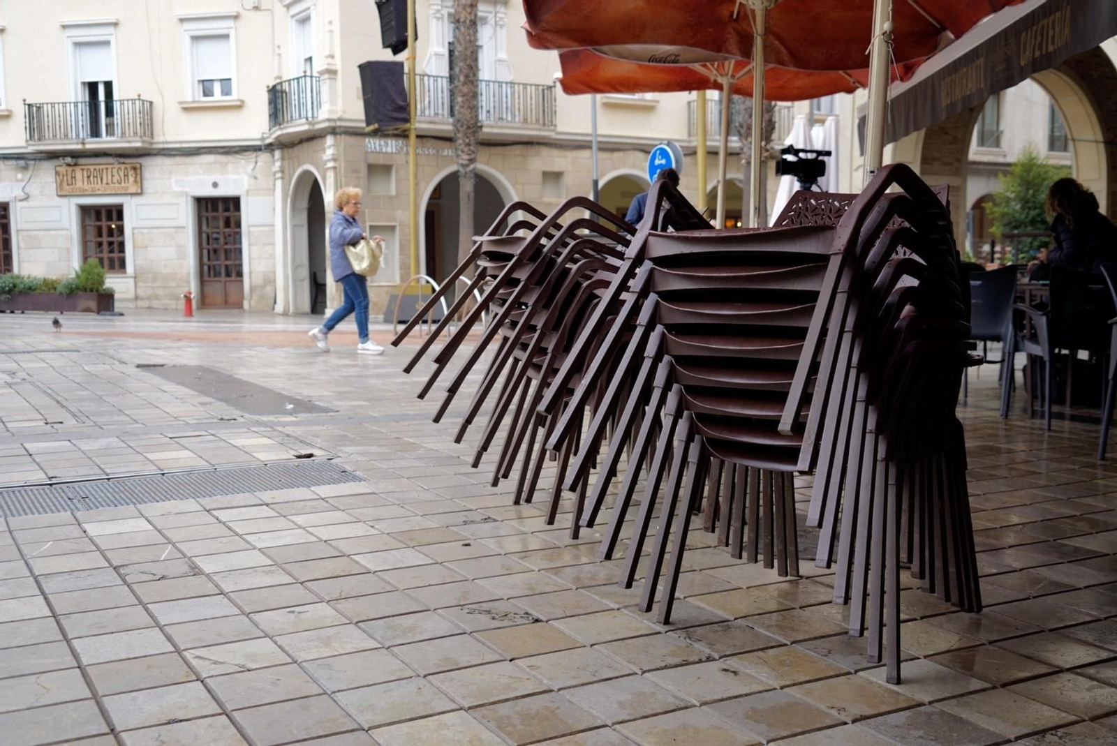 Imágenes del paso de la DANA por Huelva