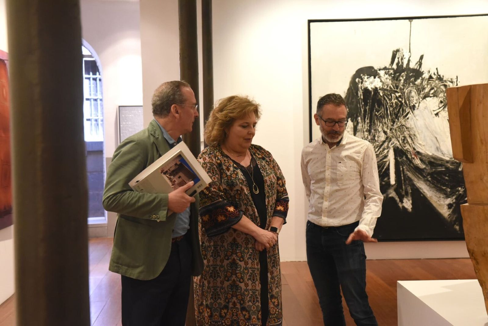 El arte abstracto de Cuenca inicia en Granada su gira internacional