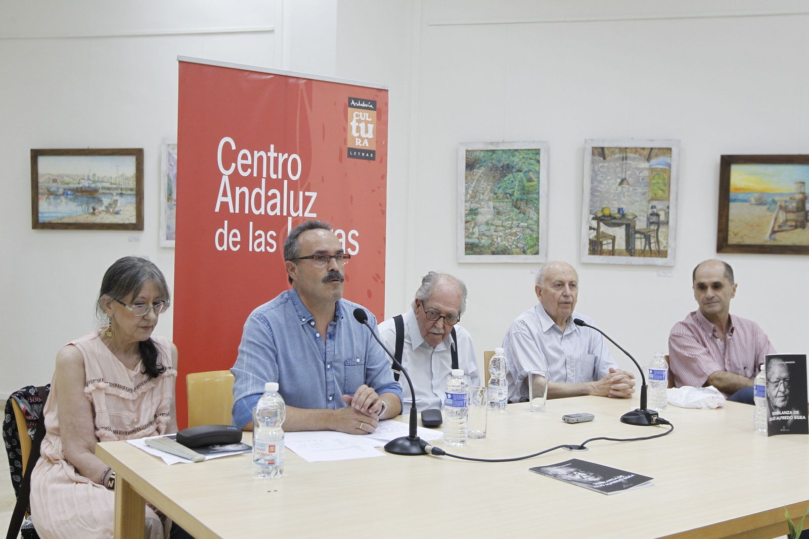 Pilar Quirosa, Alfredo Valdivia, Julio Alfredo Egea, Francisco Gil Craviotto y Pepe Criado.