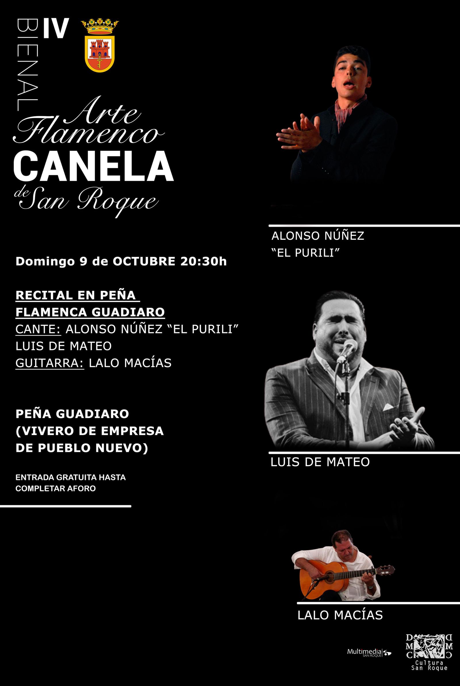 El recital del domingo en Guadiaro, con artistas de la comarca