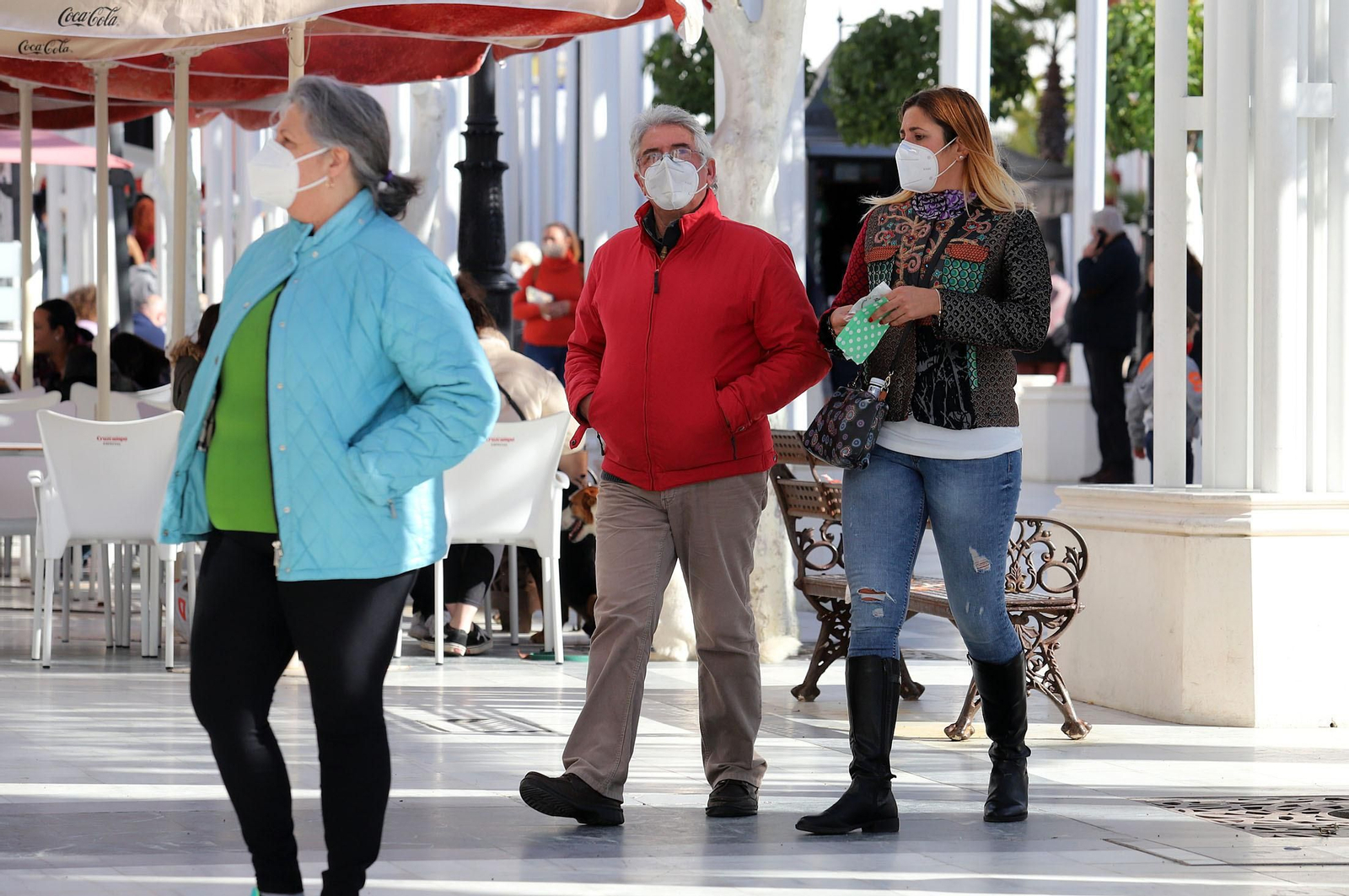 Imágenes de ambiente en Almonte para ver a la Virgen del Rocío