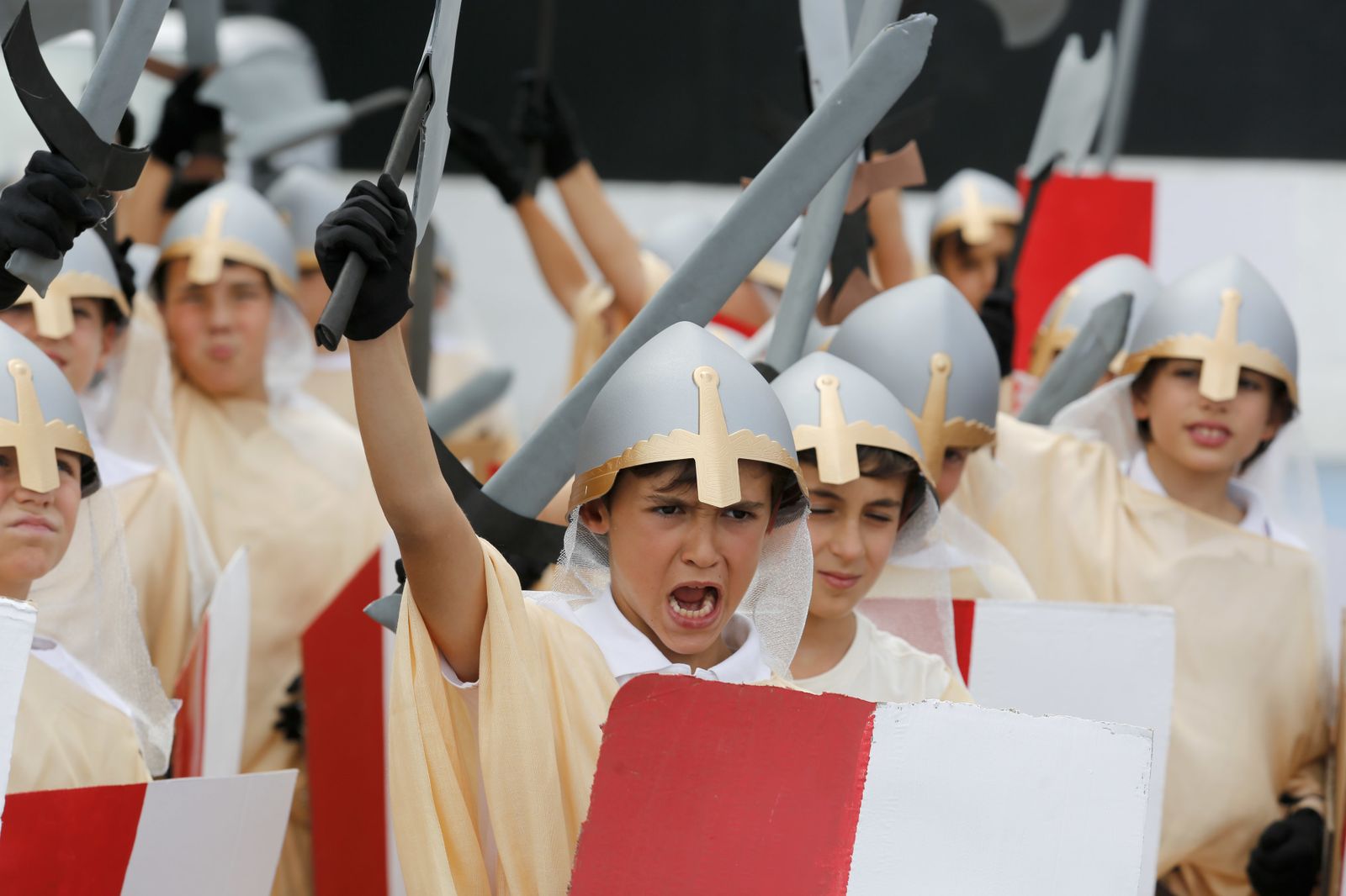 La Batalla de las Navas de Tolosa escenificada por los alumnos de El Romeral