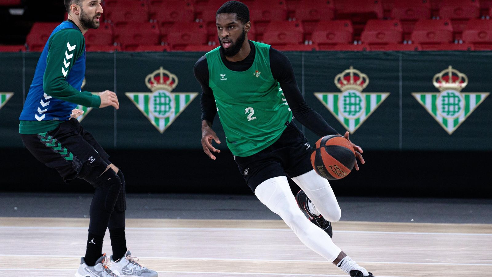 BJ Johnson, en un entrenamiento en San Pablo.