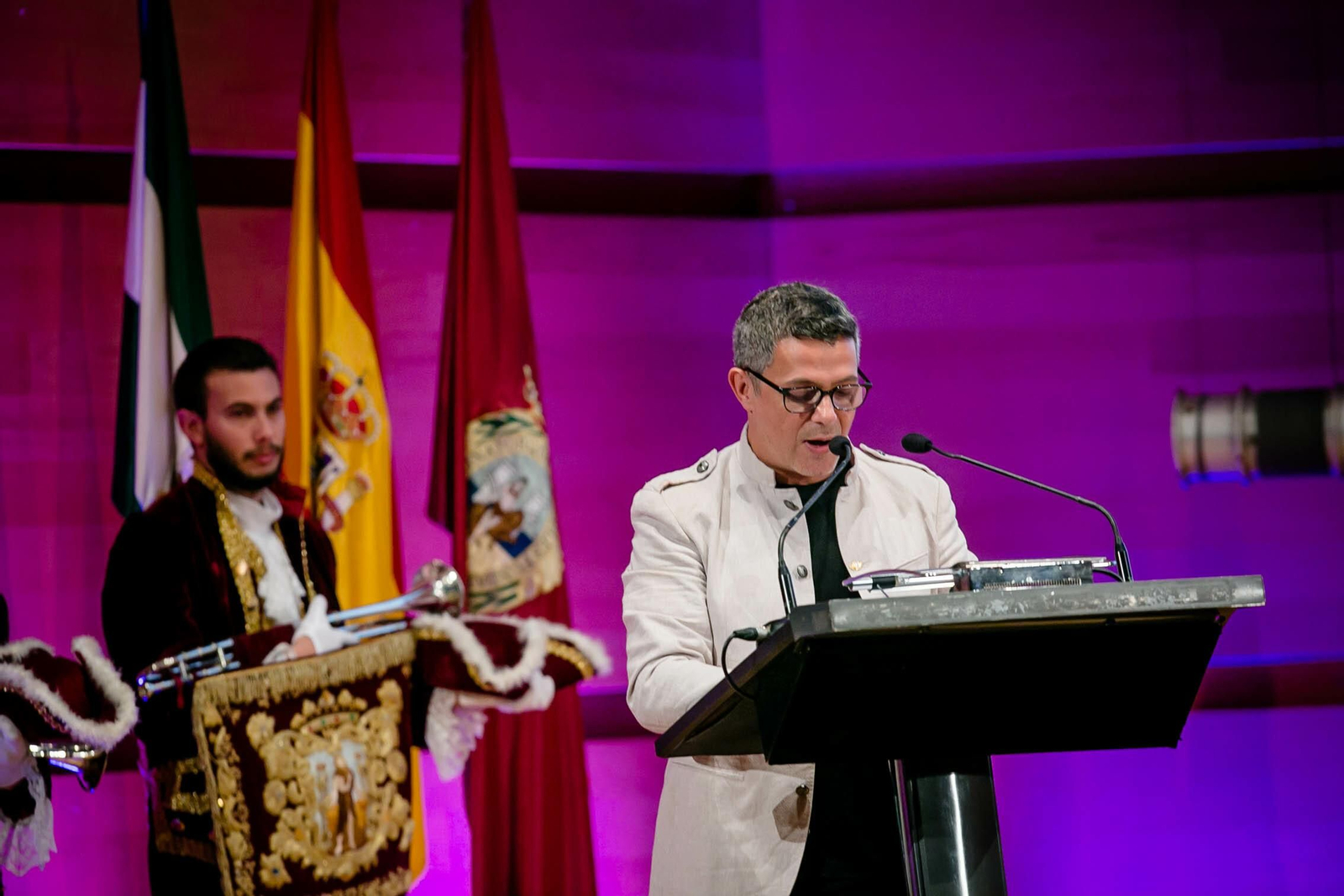 Acto de reconocimiento de Alejandro Sanz como hijo adoptivo de Cádiz