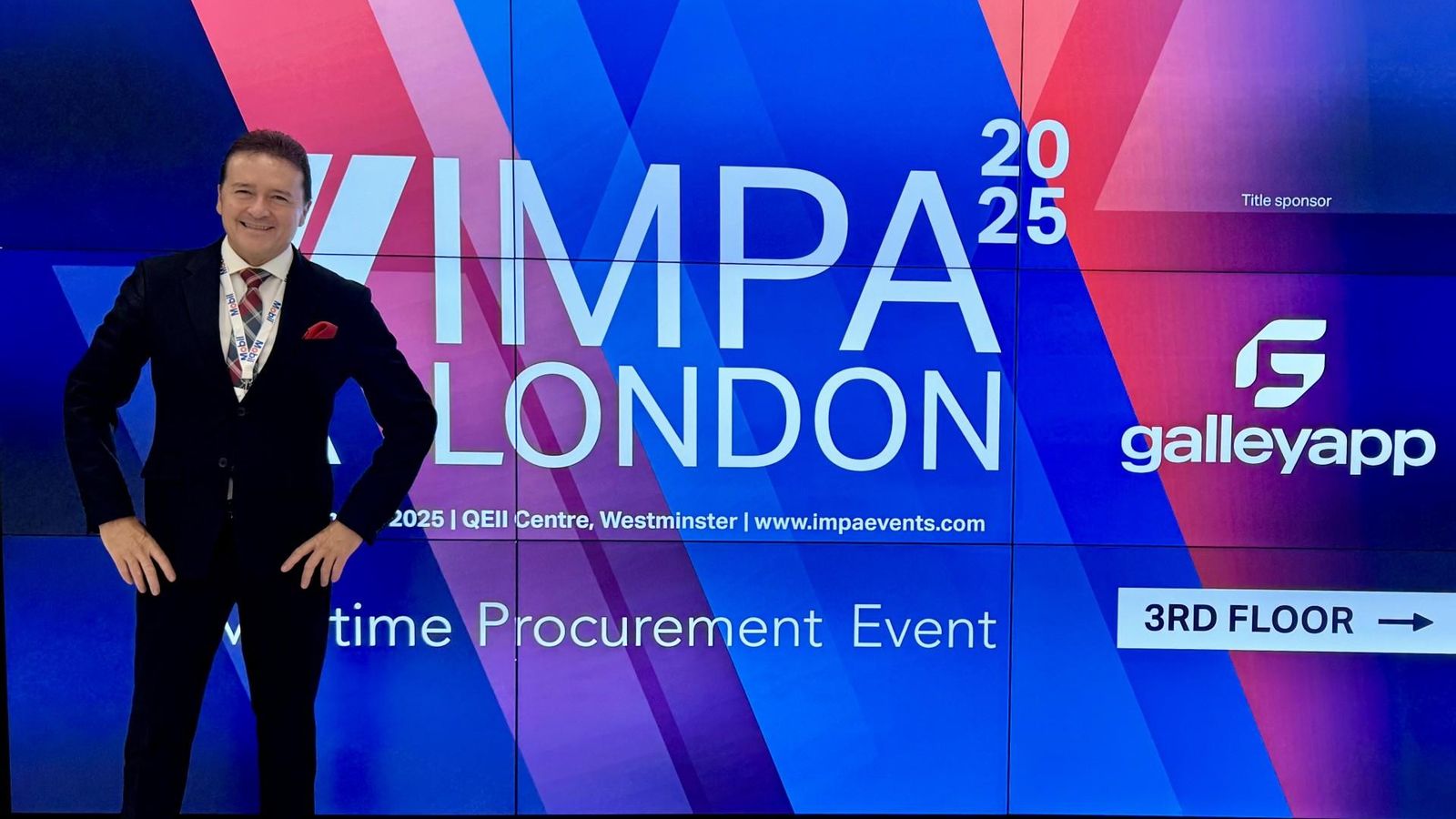 Jesús Rubiales, en la IMPA 2025 de Londres.