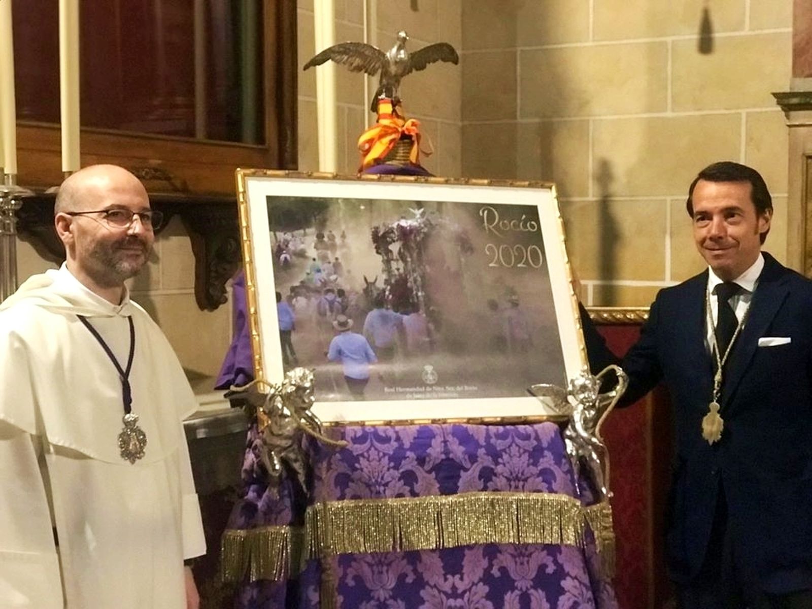 Momento de la presentación del cartel del Rocío de Jerez 2020