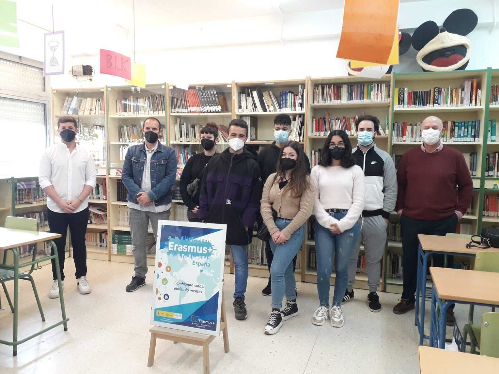 Acto que se ha celebrado en la jornada de hoy miércoles en el IES Picasso con motivo del comienzo del proyecto.