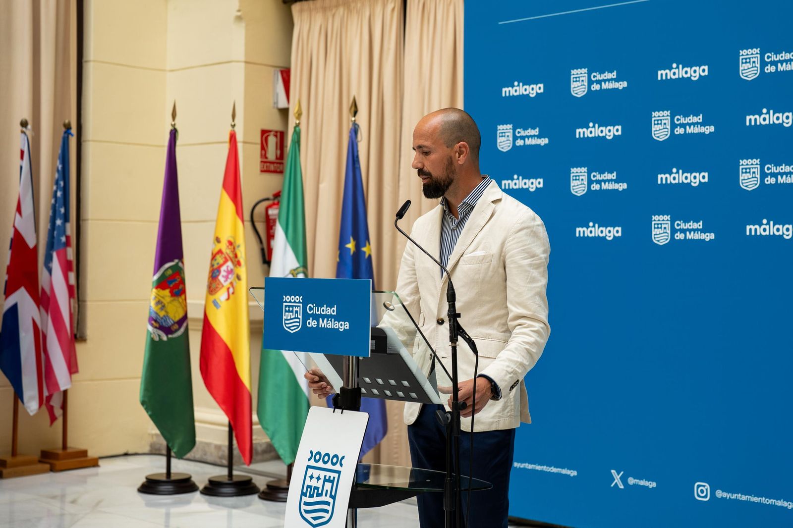 El Premier Padel de Málaga fue presentado: fotos del evento