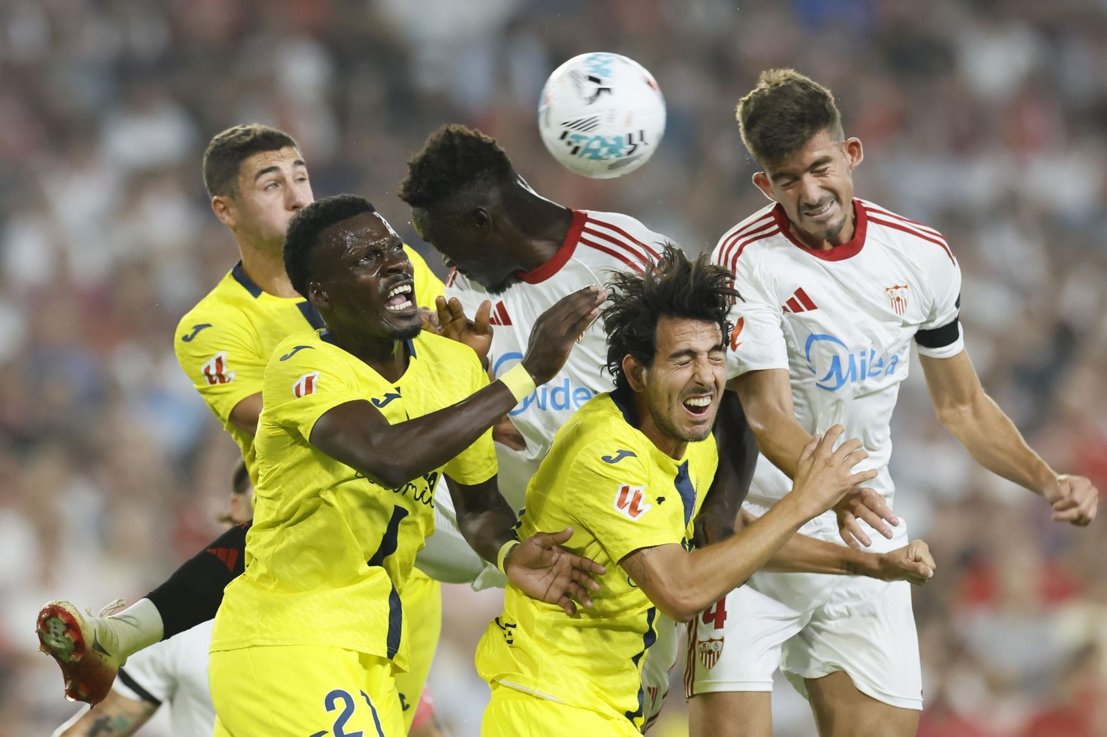 Las fotos del Sevilla-Villarreal