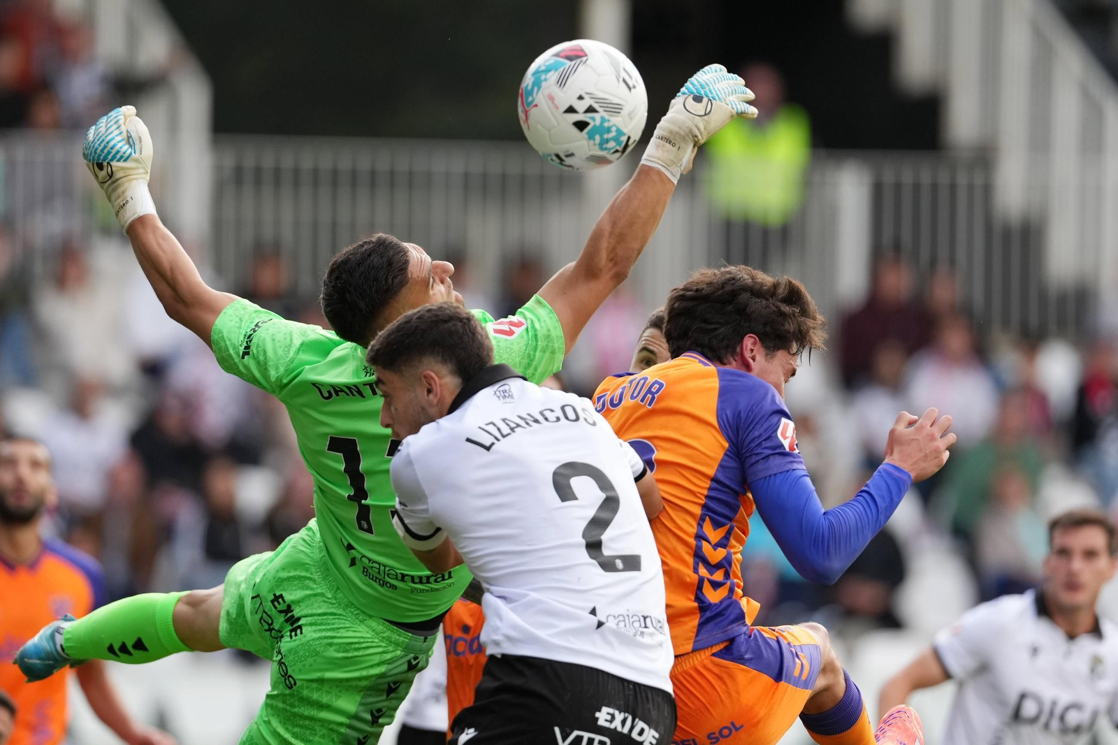 Las fotos del Burgos-Málaga CF