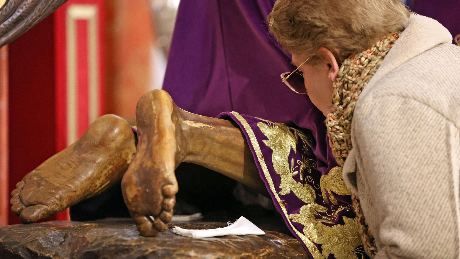 Besapiés y besamanos del primer viernes de marzo de la cuaresma de Jerez