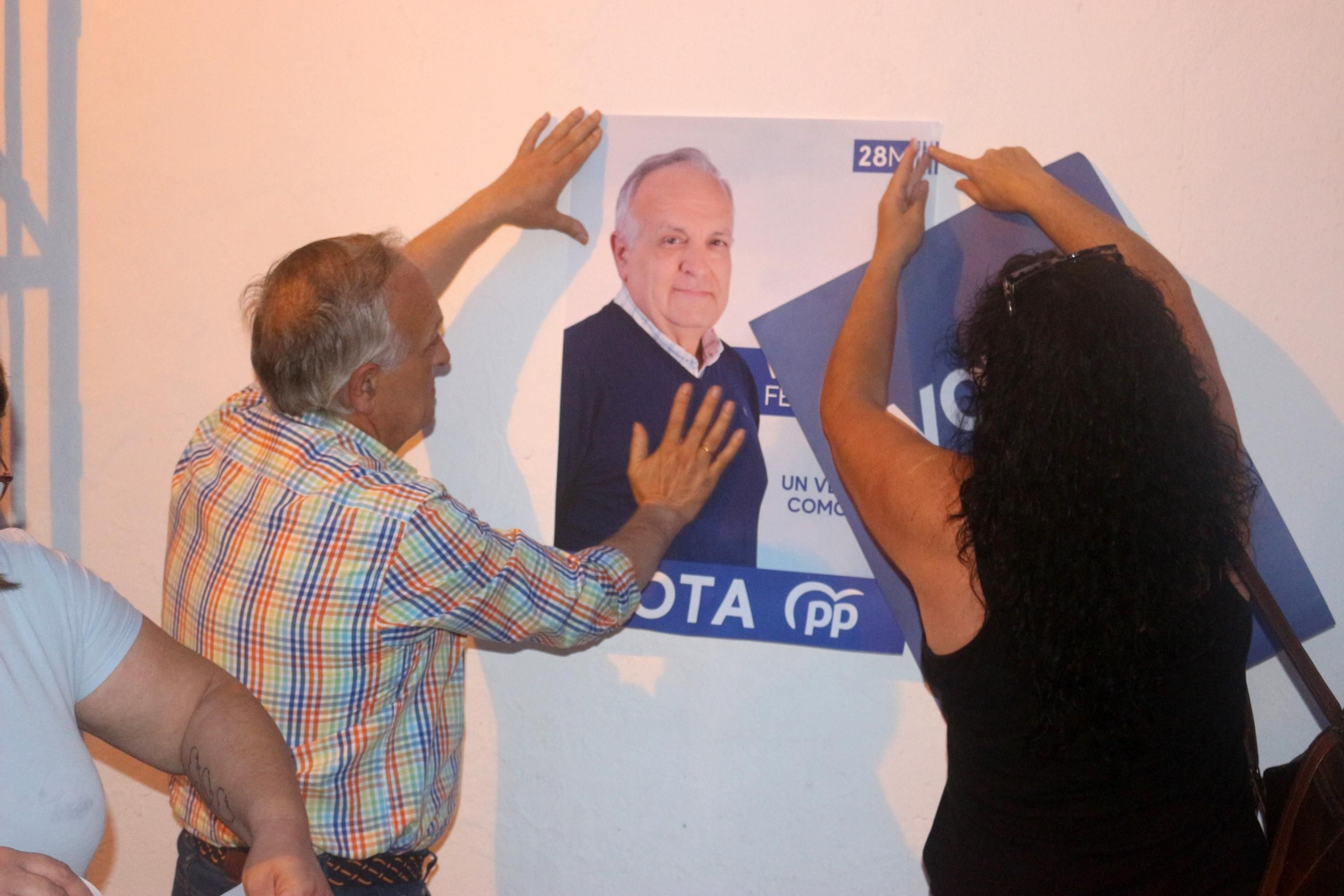 Las imágenes del comienzo de la campaña electoral en Puerto Real